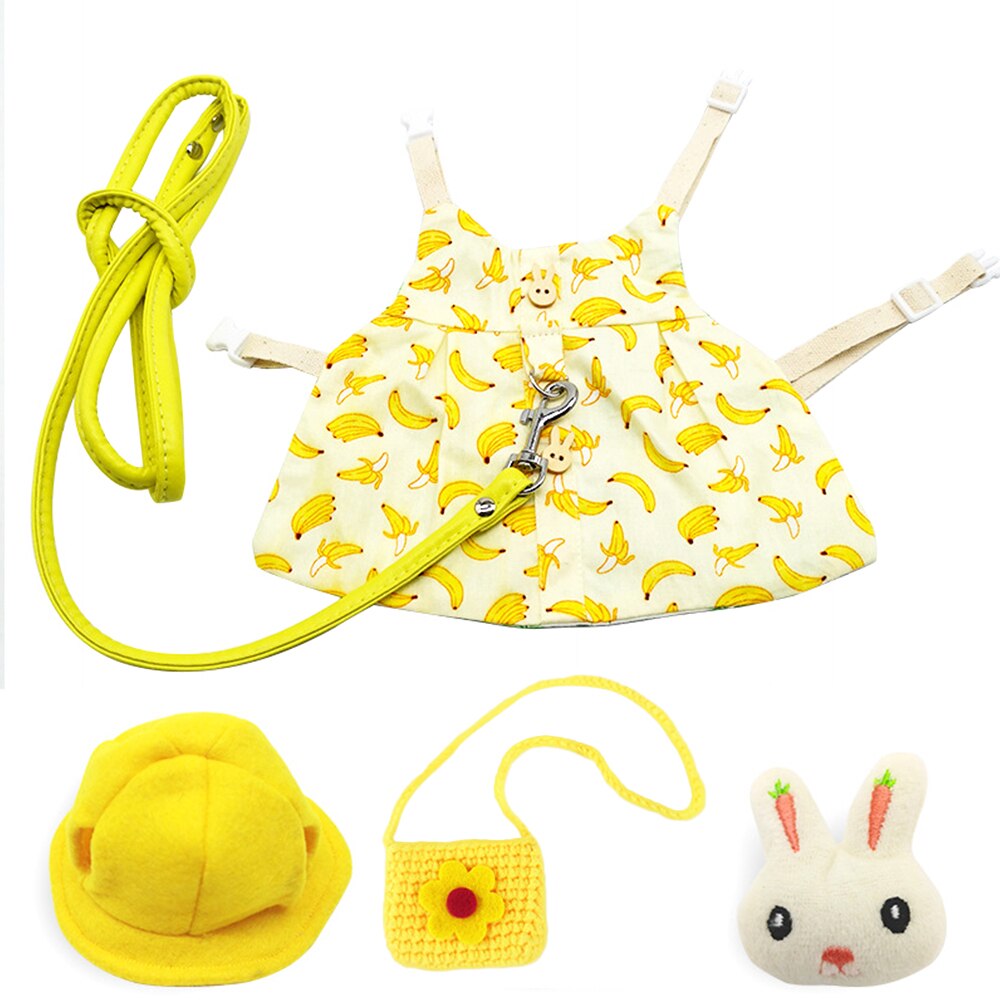 Cute Bunny Clothes Pet Rabbit Small Animal Harness... – Grandado