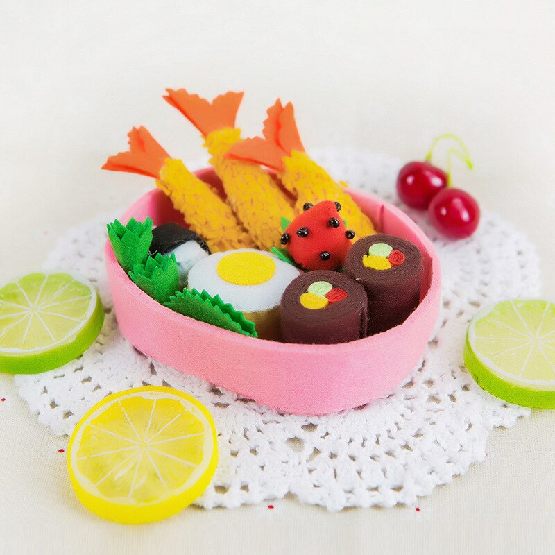 Vlies Filz Stoff DIY Material Paket einstellen Freies Schneiden Lebensmittel Sushi Kindergarten NäHenne Handgemachte Diy Handwerk Bausätze: einstellen-4