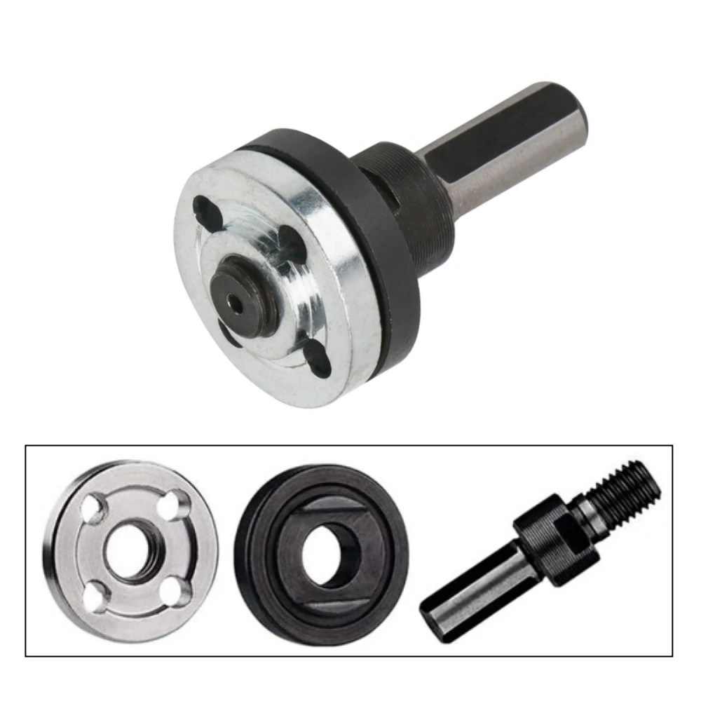 10mm Bohrmaschine Umwandlung Winkelschleifer Pleuel für Trennscheibe Polierscheibe Metall Griff Halfter Adapter: Gold