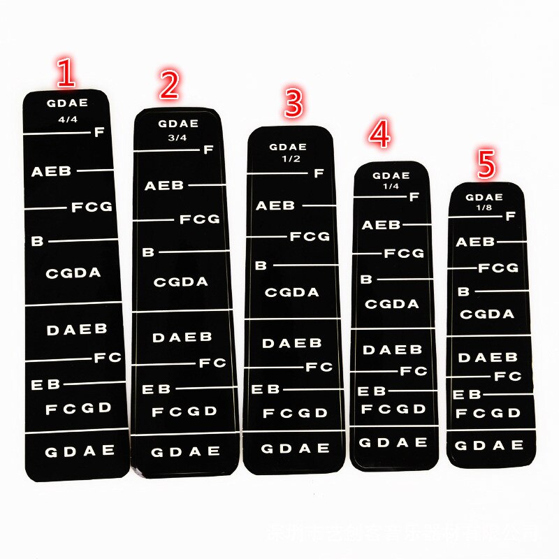 Akcesoria robić instrumentów muzycznych skala skrzypiec skala mapa bitowa naklejki łatwe w użyciu skrzypce początkujący skrzypce naklejki