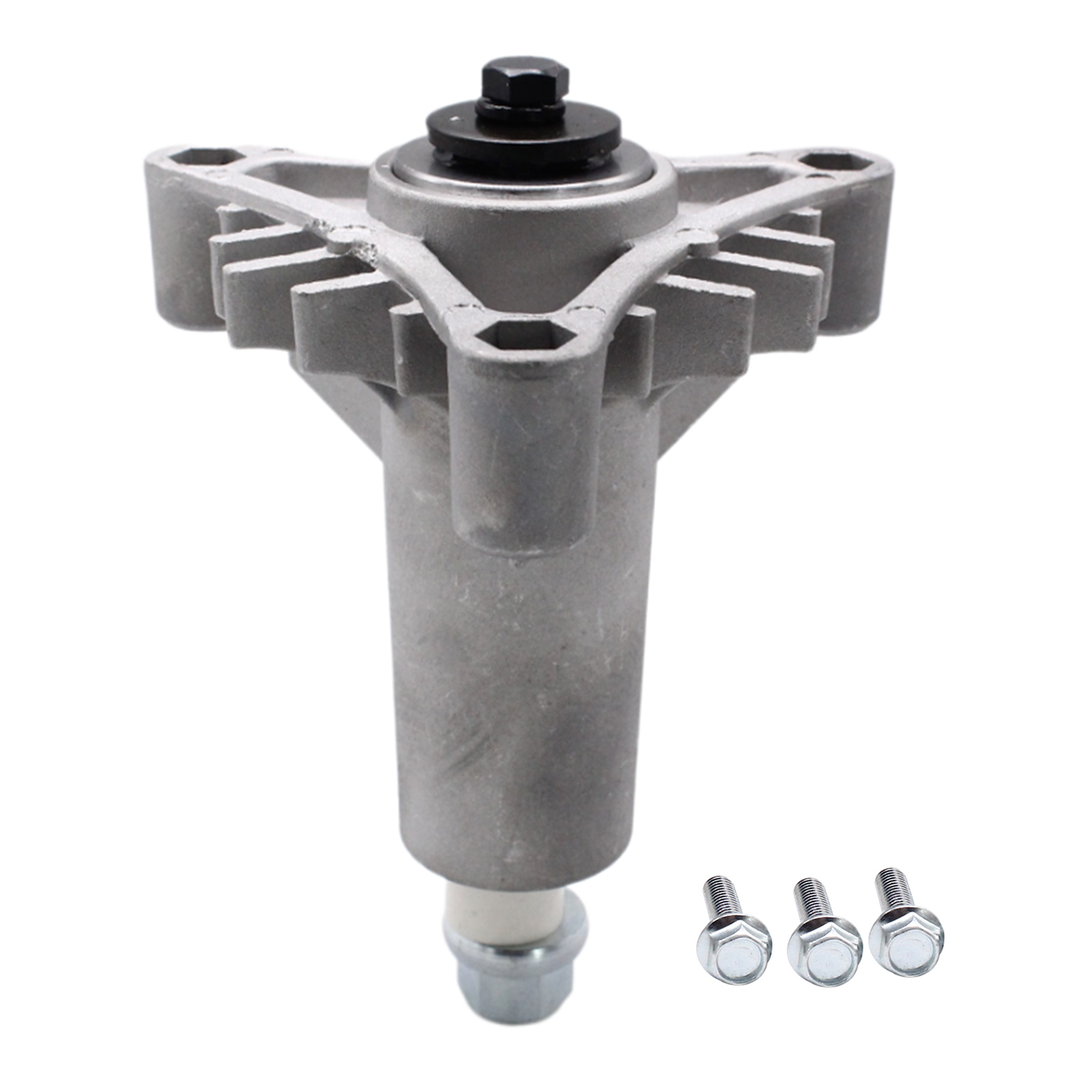 Heavy Duty Mower Deck Parts Replacement Spindle Mandrel for Craftsman with Mounting Holes and Bolts 130794 532130794