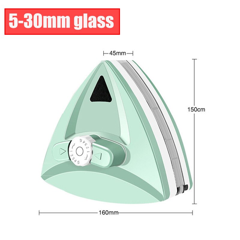 Double Side Magnetische Glas Ruitenwisser Voor Windows Buiten 5-30Mm Verstelbare Glas Borstel Cleaner Household Cleaning Tools: 5-30mm glass