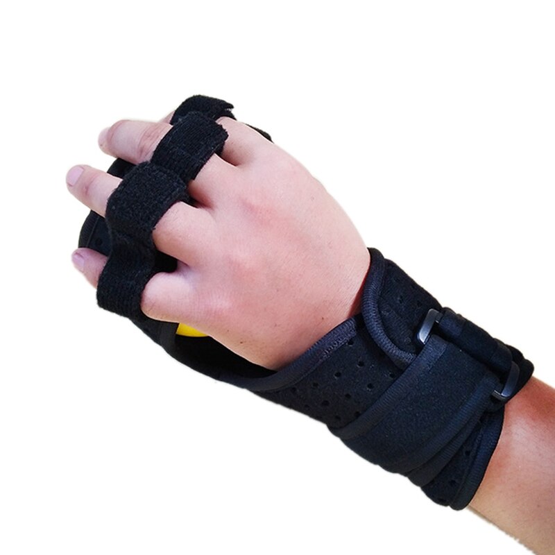Vinger Grip Power Training Bal Spalk Vinger Orthese Vibratie Massage Revalidatie Oefening Fitness Apparatuur