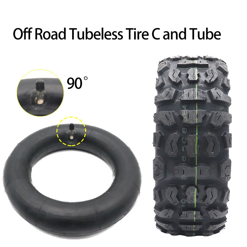 90/65-6.5 City Road Off Road Winter Snow Tires 11 Inch Tubeless Tire for Dualtron Ultra Speedual Plus Zero 11x Electric Scooters: Tubeless C and Tube