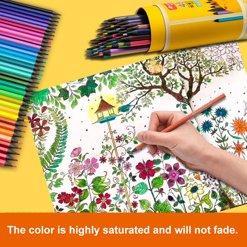 Lápices de colores de dibujos animados para niños, lápiz de dibujo, papelería, lápices bonitos, multicolor, respetuoso con el medio ambiente, lápiz de colores, suministros de arte