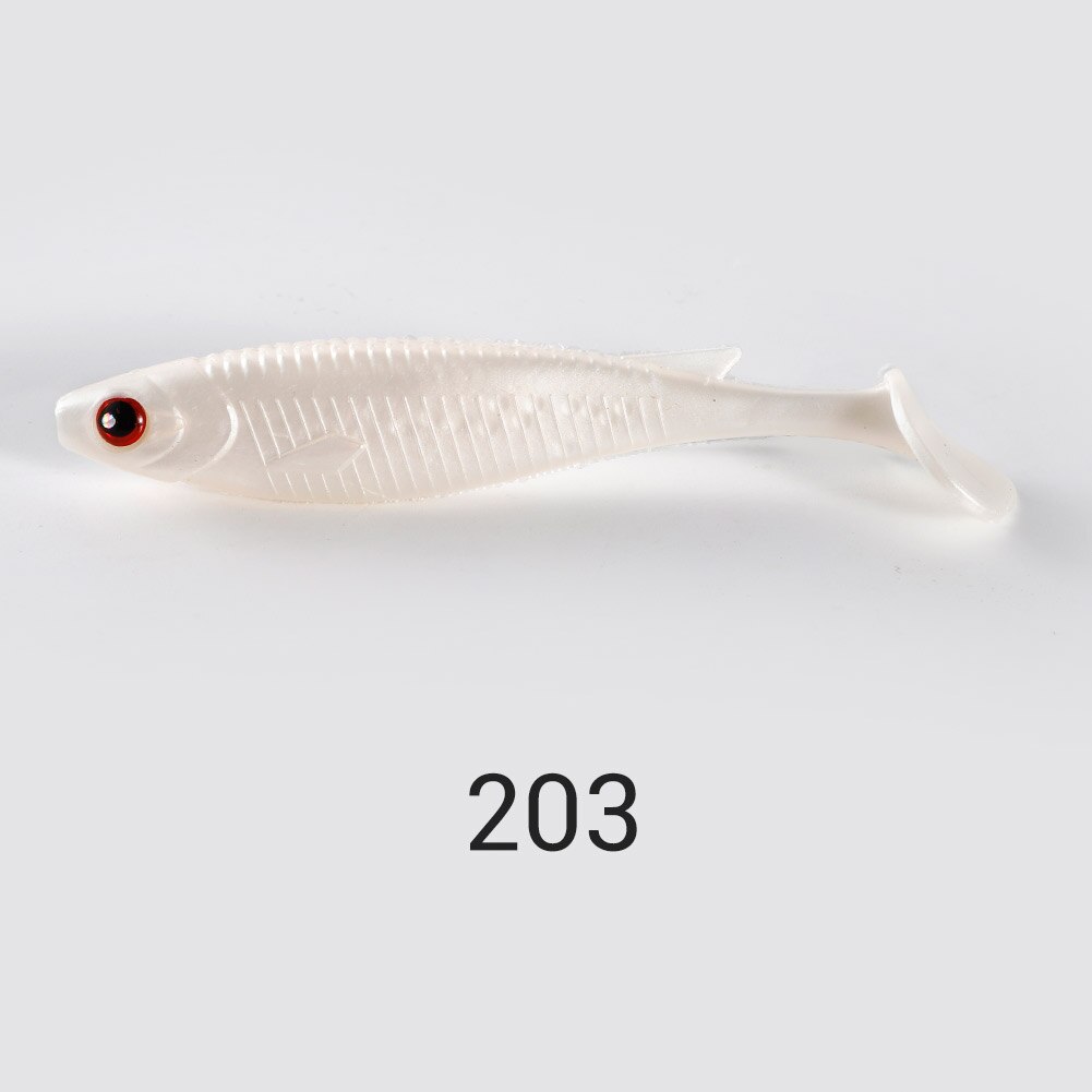 Noeby – leurre souple en PVC avec queue de pagaie, appât artificiel Wobbler idéal pour la pêche au brochet, yeux 3D, 11.5cm, 13.6g: 203