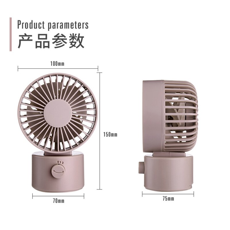Mini USB Desk Fan Better Cooling Perfect,Strong Airflow Whisper Quiet Portable Fan for Desktop Office Table,2 Speeds