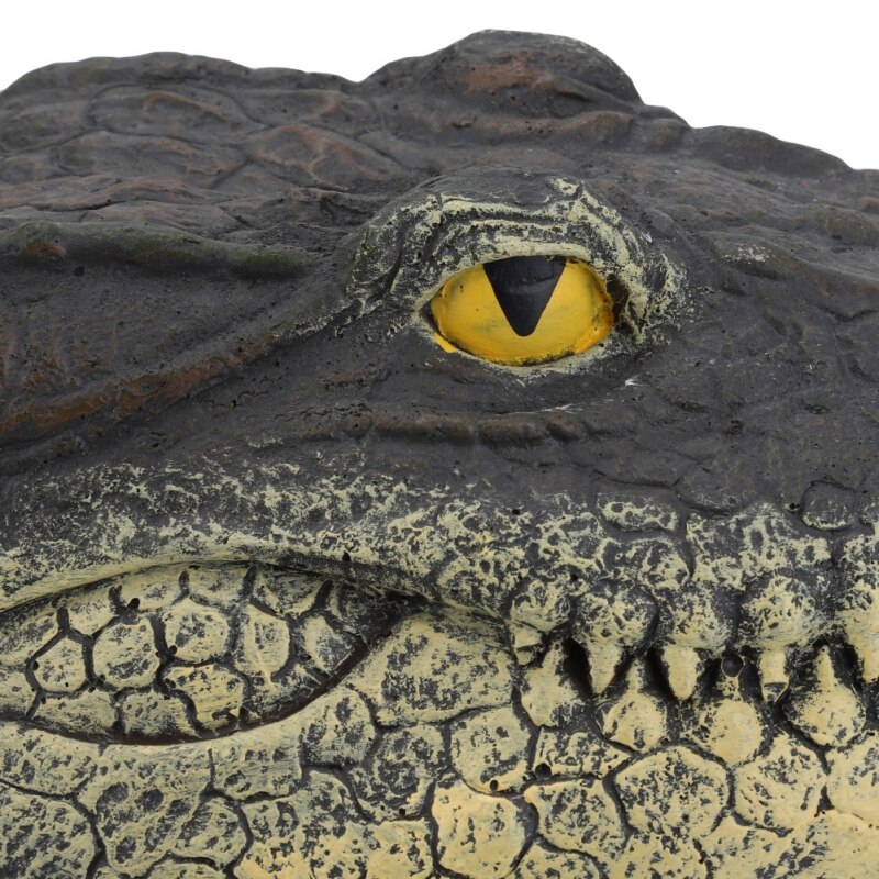 Drijvende Krokodil Hoofd Vijver Pool Realistische Alligator Decoraties Pool Ornament Drijvende Hars Krokodil Hoofd