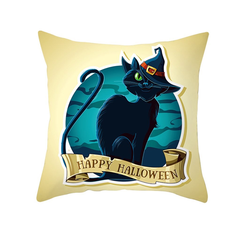 Halloween Decoratie Voor Thuis Cartoon Pompoen Vleermuis Ghost Kussensloop Horror Halloween Party Benodigdheden Accessoires Haloween Ornament: Rood