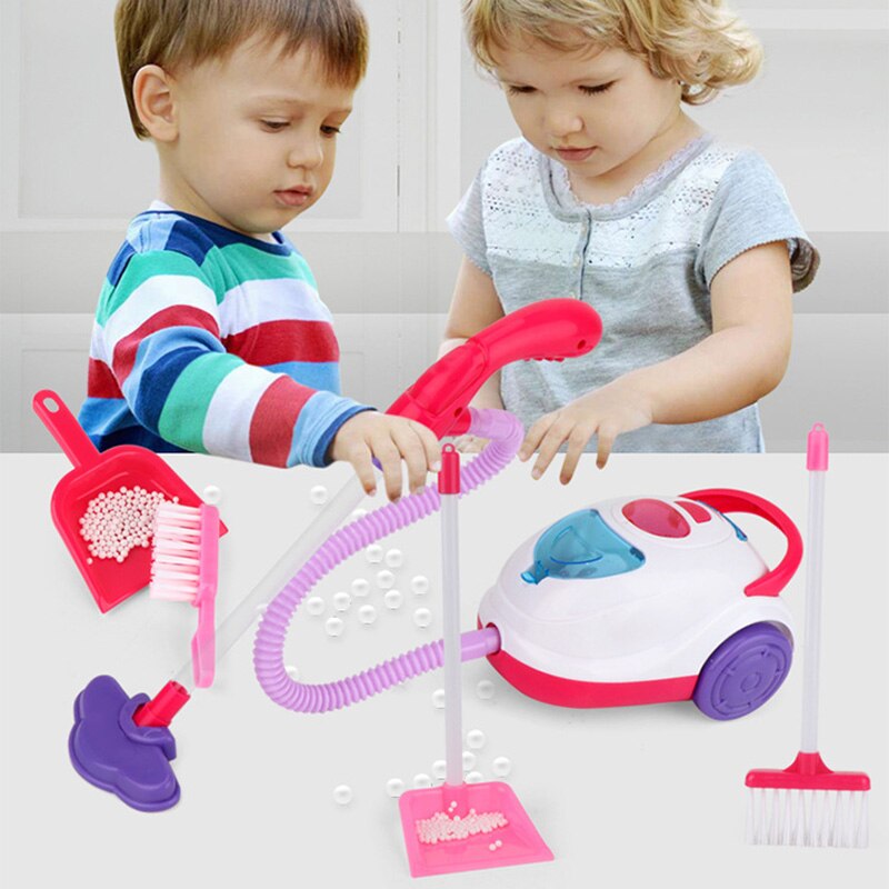 Børns simulering støvsuger legetøj støvsugerdragt foregiver husarbejde børn pædagogisk legetøj