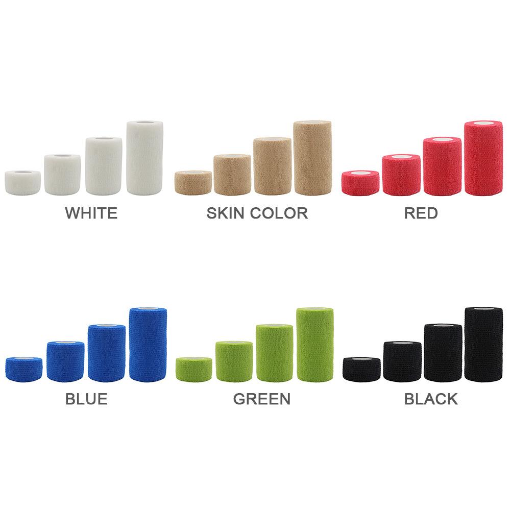 Fitness Team Sports Protection Elastic Bandage Color Nonwoven Fabric Self-Adhesive Elastic Bandage