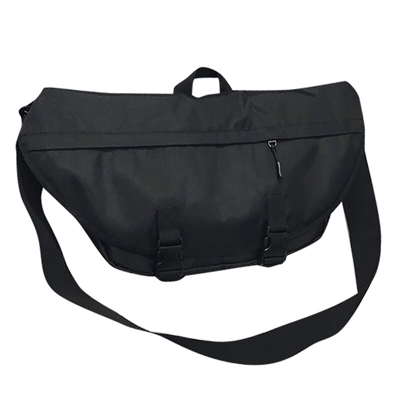 Street sac à bandoulière hommes sport cyclisme sac grande capacité loisirs poitrine sac femmes postier sac hommes noir