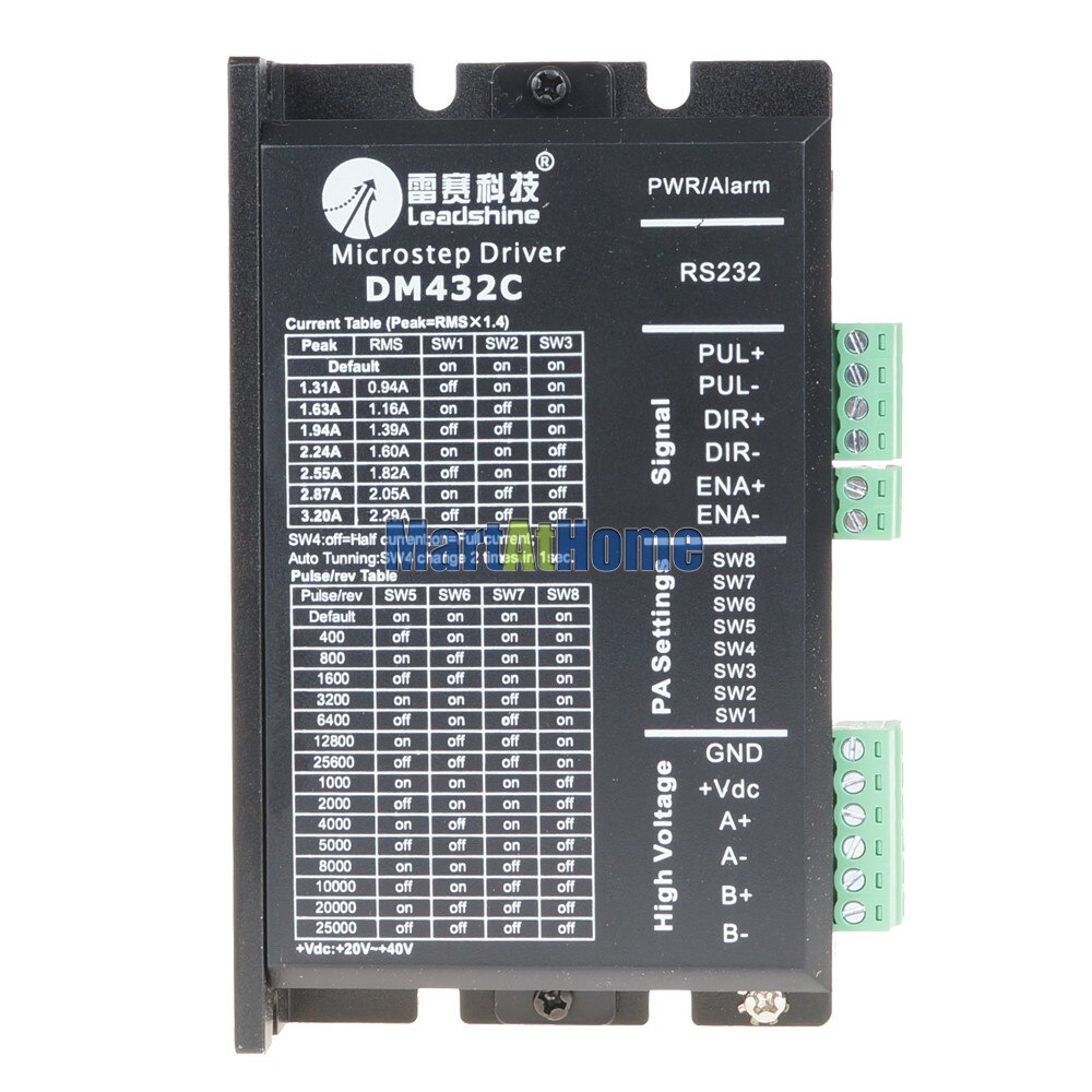 Neue Leadshine DM432C Digitale Schrittmotor Motor- Kontrolle Fahrer 40VDC/3.2A # SM018 @ SD