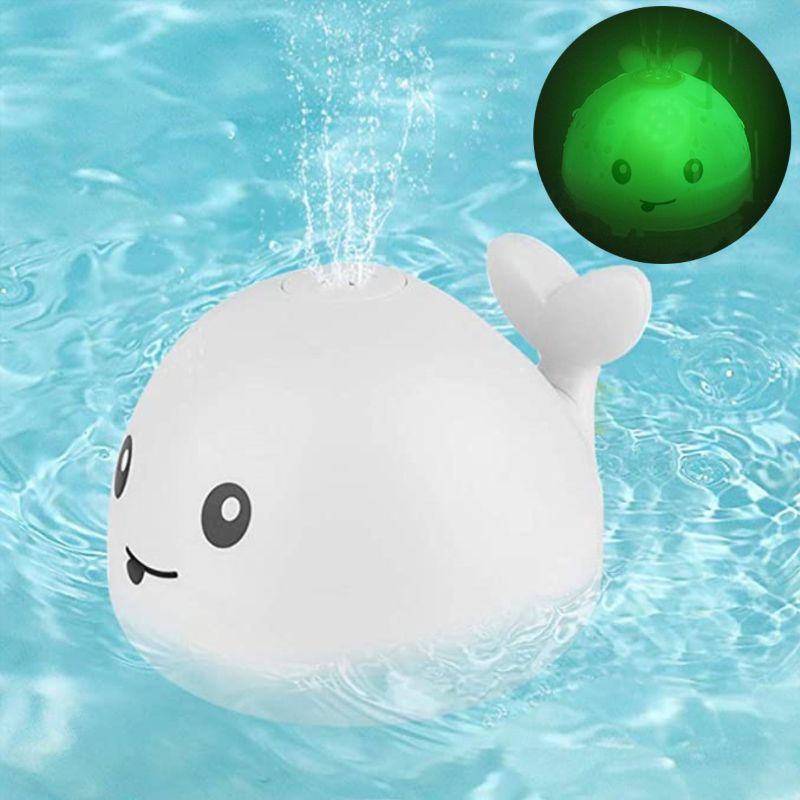 Baby Light Up Bad Speelgoed Walvis Water Sprinkler Zwembad Speelgoed Voor Peuters Zuigelingen