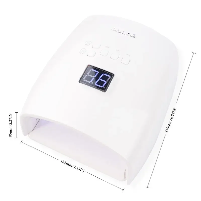 Rechargeable UV LED Lamp for Nails Wireless Gel Polish Nail Dryer Pedicure Manicure Light Cordless LED Nail Lamp For Manicure