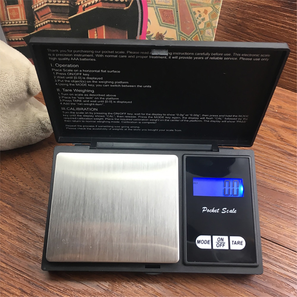 500g Precision Digital Scales for Gold Jewelry 0.01 Weight Electronic Scale Portable Travel Weighting Scale Digital Electronic