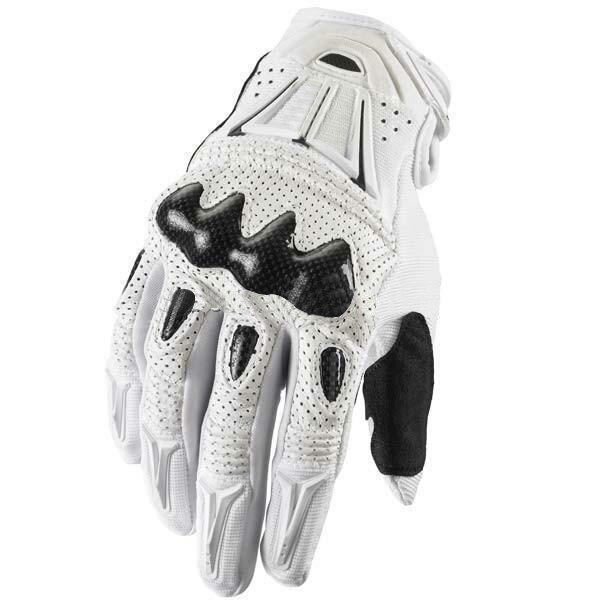 Delikat fox bomber motorcykel mx bmx dirt bike riding racing vita handskar motocross mountainbike handskar herr: Vit / L