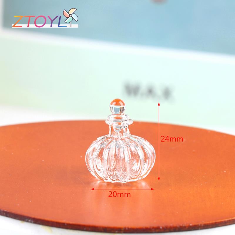 Poppenhuis Miniatuur Glazen Fles Glas Stopper Tiny Jar Flesjes Pop Decor Speelgoed: A