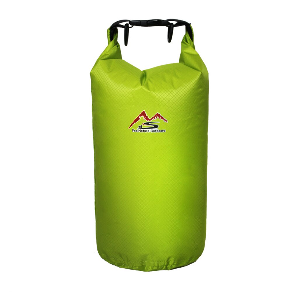 Outdoor Dry Backpack Water Floating Bag Roll Top Sack Kayaking Waterproof Bag Rafting Boating River Trekking Swimming Pool: Green / 30L