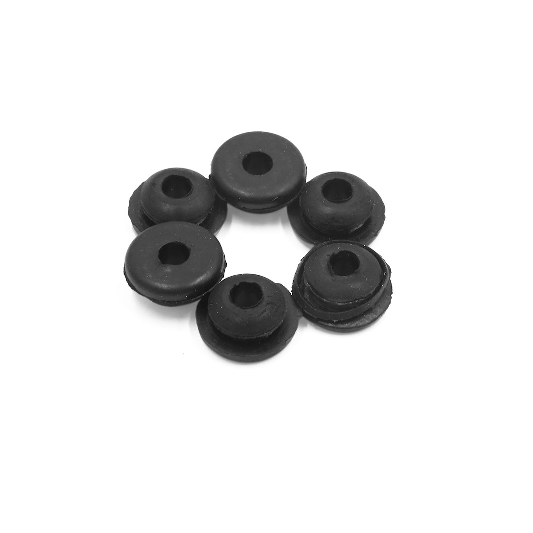 X Autohaux 4pcs Rubber Shock Absorber Bushing 6mm Hole Diameter Shock Absorber Bushings Universal for Car Motorcycle