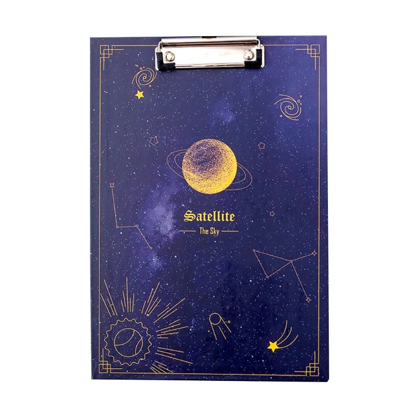 Metal Clipboard Writing Pad File Folders Document Holder Desk Storage School Office Stationery Supply 3 Sizes D5QC: sun