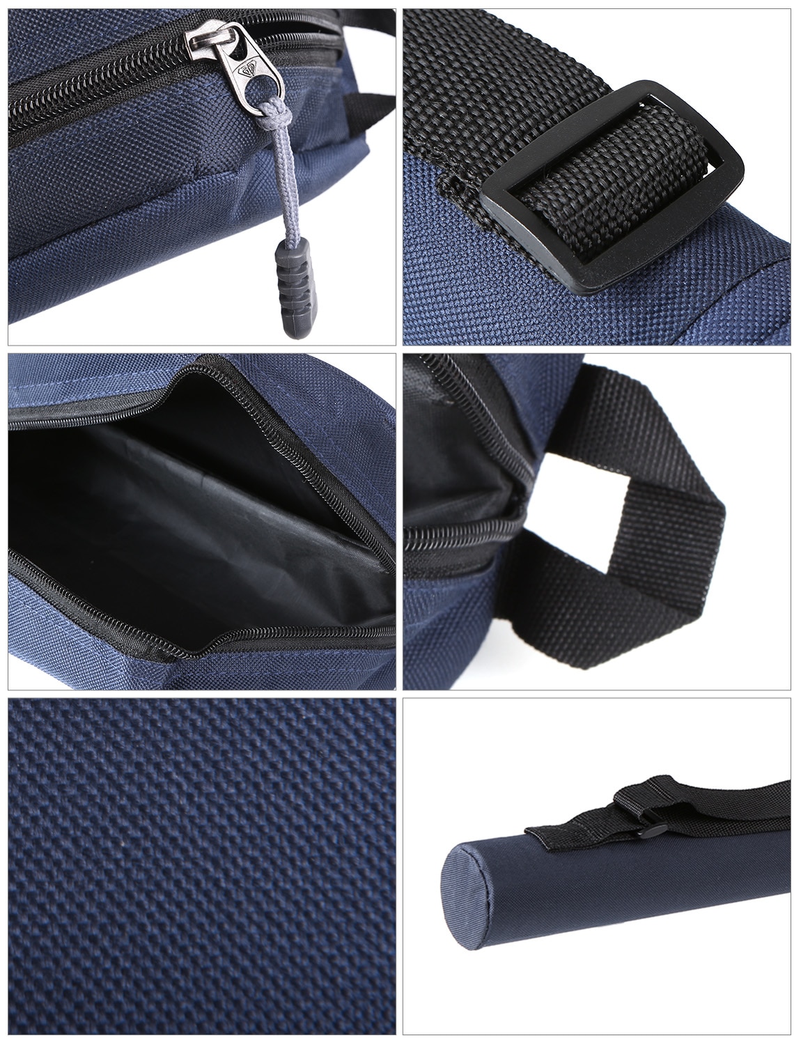 Water-resistant Fly Fishing Rod Case Bag Canvas Fishing Rod Cover Tube Case Fly Fishing Rod Gear Bag Fishing Accessories