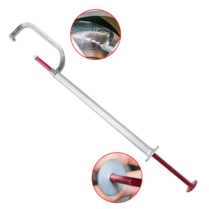 Brake Pad Thickness Gauge Non-disassembly Car Brake Disc Thickness Measuring Meter Automotive Brake Plate Test Tool