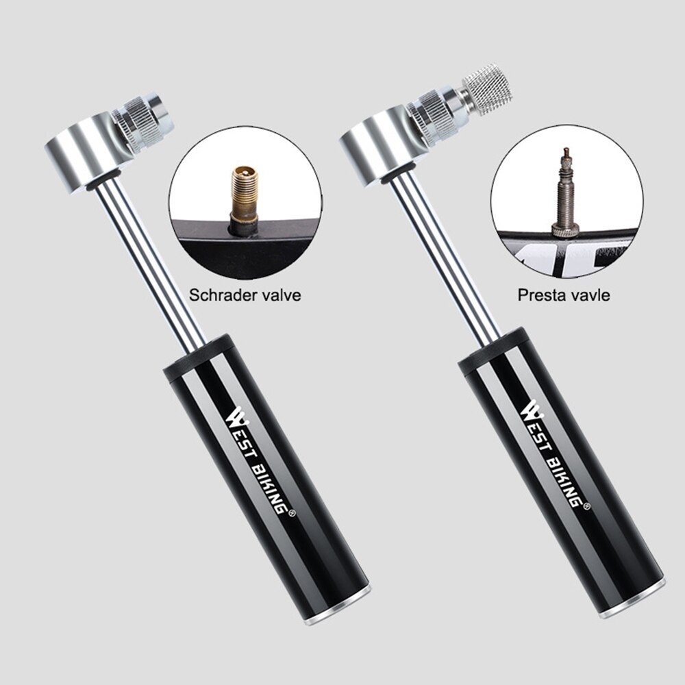 Mini fietspomp fiets hand luchtpomp voor fietsbanden oppompen fietspomp mountainbike