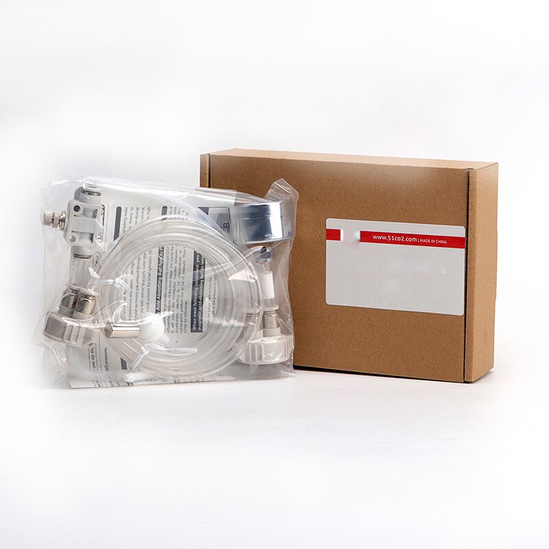 Aquarium DIY CO2 Generator System Kit With Pressure Air Adjustment Water Plant Fish Aquarium Co2 Valve Diffuser