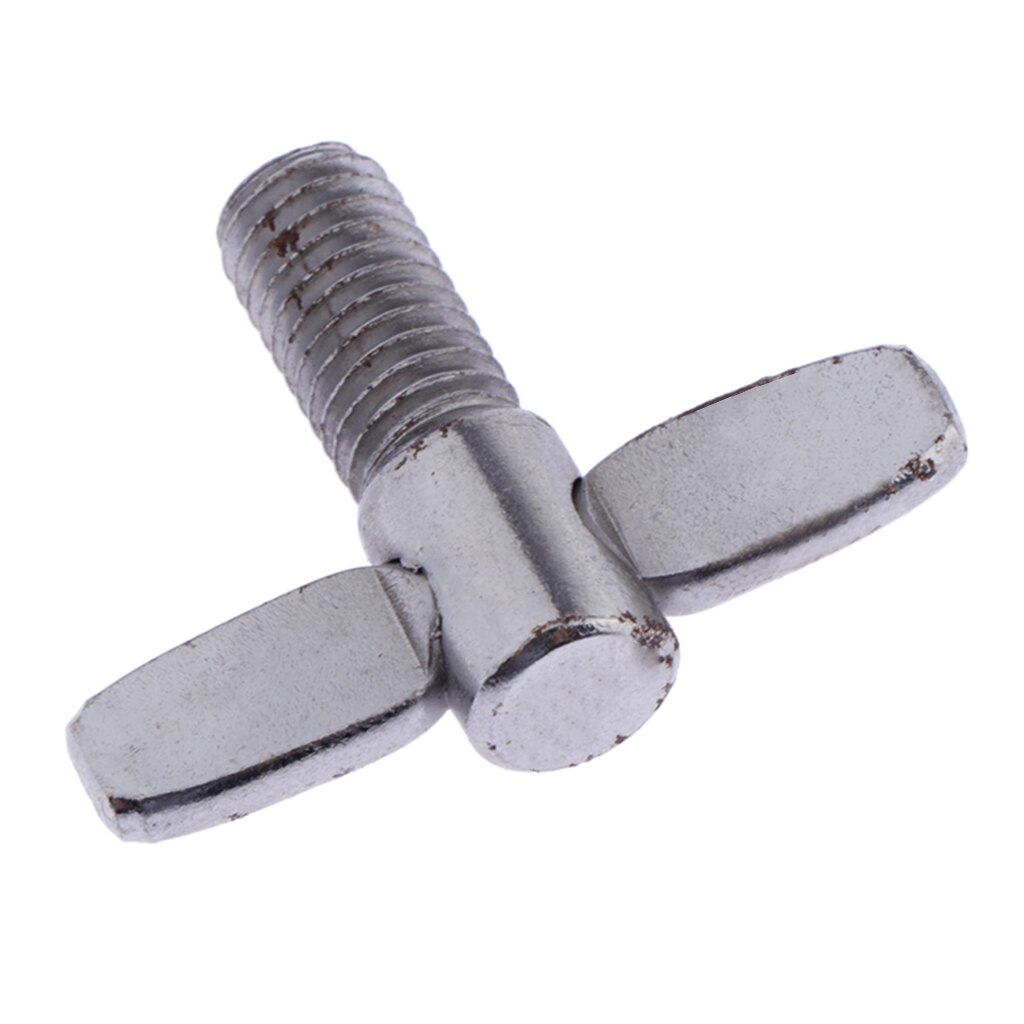 Trumma cymbal tilter stativ vingmutter skruv 6mm slagverk del för trummis nybörjare