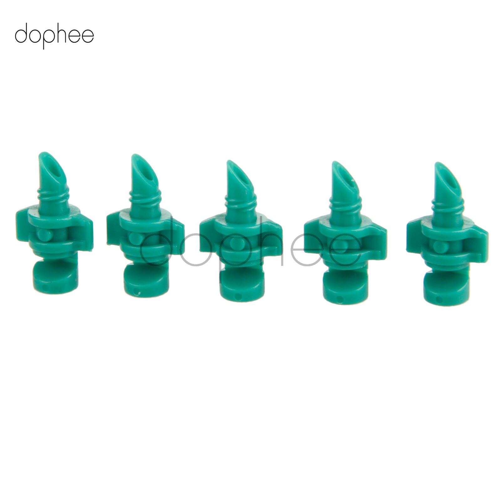 dophee 50pcs Lawn Watering Spray Nozzle Mini Sprinkler Irrigation Misting Nozzle Micro Garden Agriculture 360 Degree Nozzle: Green 180