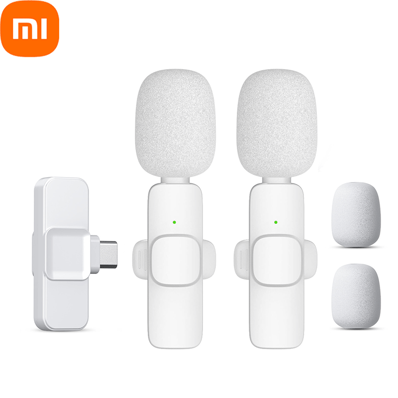 Xiaomi pinkes kabelloses lavalier-mikrofon für iphone, Android, pc, Live-Spielen, smartphone, tragbares mikrofon für Audio-- und videoaufnahmen, vlogging: Andere