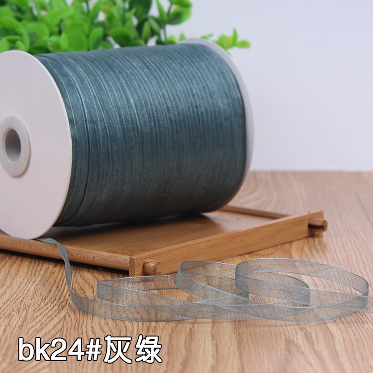 6mm Organza Ribbon (10 Meters/lot) Decorative Packing Wedding Crafts Christmas Wrap Handmade DIY Material Supplies: PURPLE