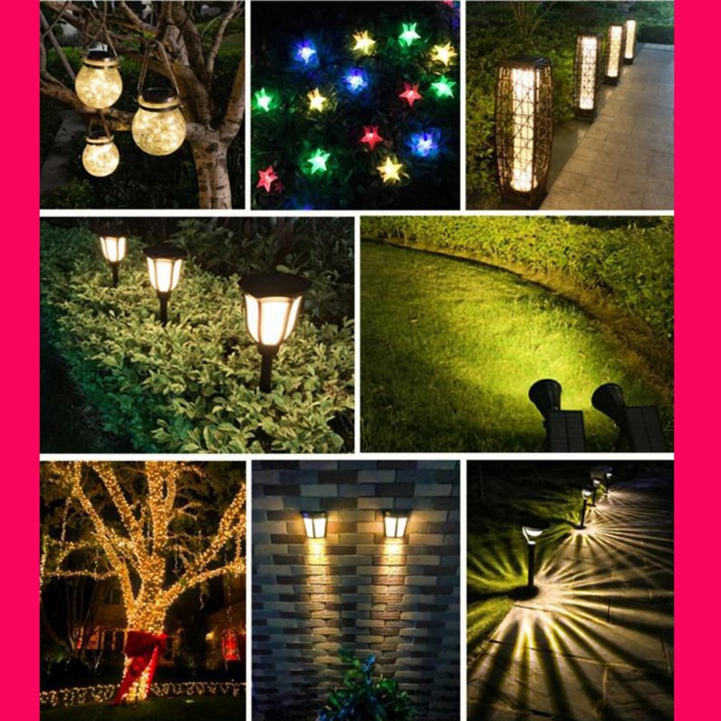 Neue 12LED Solar- Flamme Lampe Außen Induktion Garten Hof Stecker Dekorative Landschaft Lampe