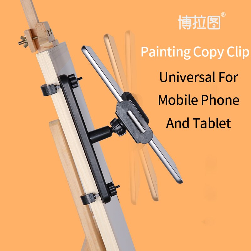Caballete de dibujo con Clip para teléfono móvil, base de dibujo con pinza especial para dibujo, ipad, tabletas, fotos, bocetos, soporte para ordenador