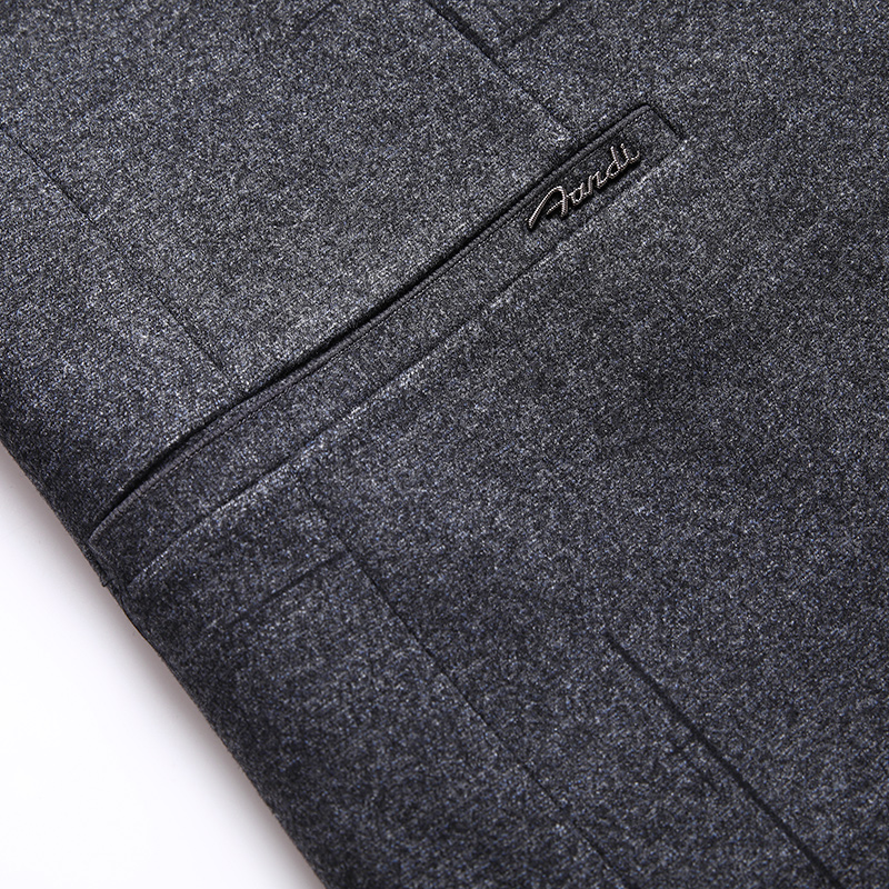 Spring Men's Business Slim Suit Floral Print Dark Gray Thick Stretch Blazer Coat Male Brand Clothes