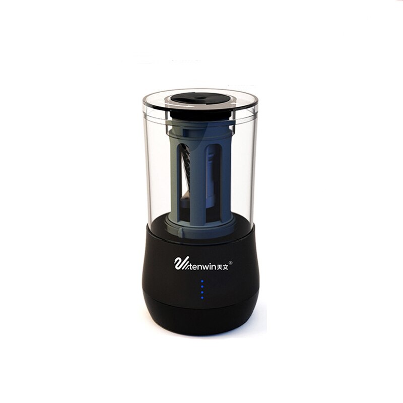 Electric Pencil Sharpener Multi Function Pencil Sharpener for Sketch Drawing Color Pencil Student Stationery: Black