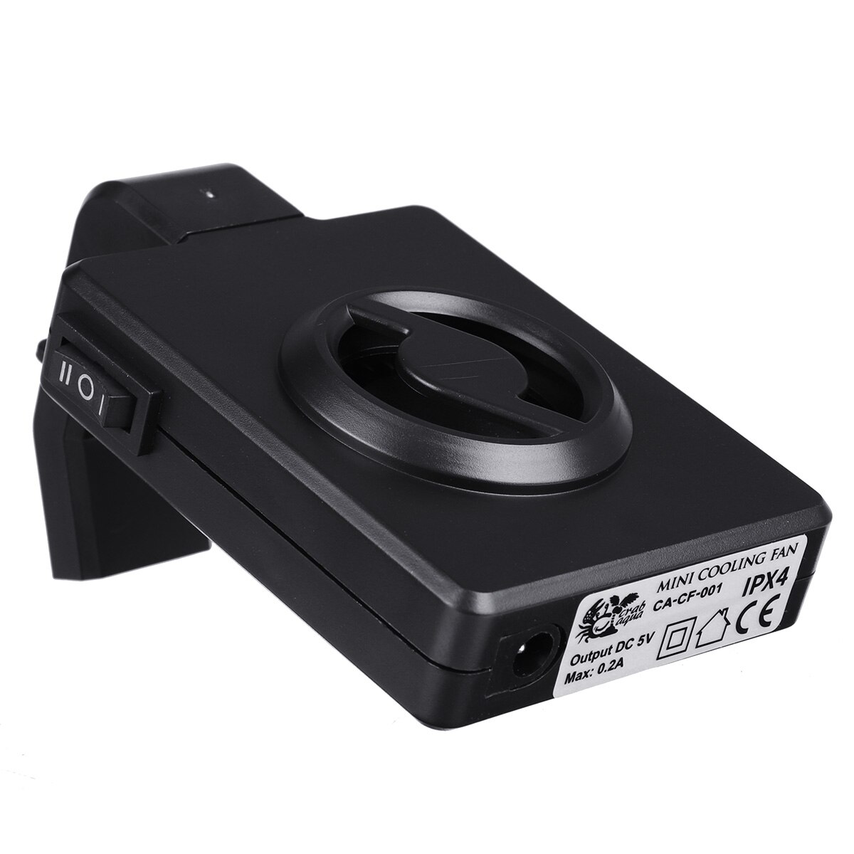 Draagbare, waterdichte usb-oplaadkoeler met lage ruis, clip voor waterkoeling, mini-kunststof, op te hangen aan aquarium, aquarium