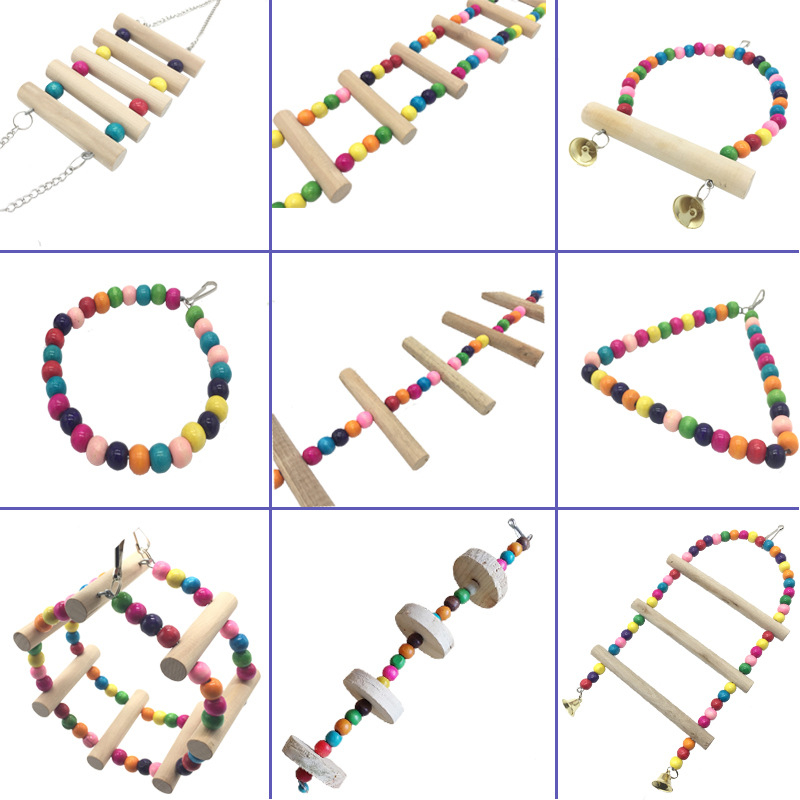 Pet Parrot Birds Toy Parakeet Budgie Cockatiel Cage Hut Nest Bird Toy Hammock Swing Toy Hanging Toy Brinquedo Pet Supplies