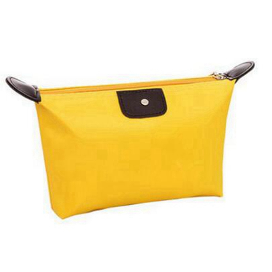 10 Color Dumpling Makeup Bag Solid Color Polyester Cosmetic Bag Around Soft Portable Korean Version Make Up Bag: 7