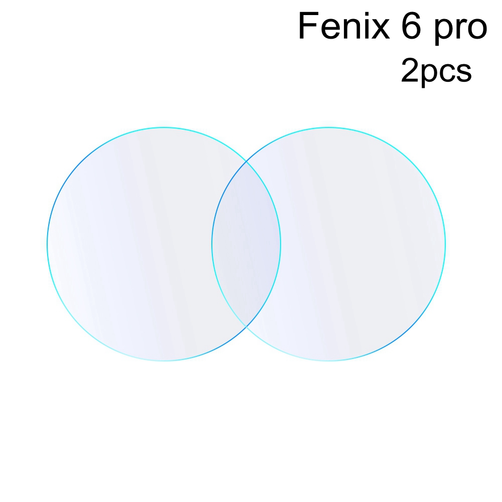 2Pcs Hydrogel Film Screen Protectors Voor Garmin Fenix 6 6S 6X Pro Sapphire Solar 2.5D Soft Tpu Clear horloge Shockproof Cover Case: For Fenix 6 pro