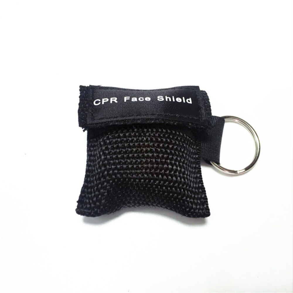 8pcs CPR Mask Resuscitation Emergency Disposable Mask Keyring for CPR Training First Aid