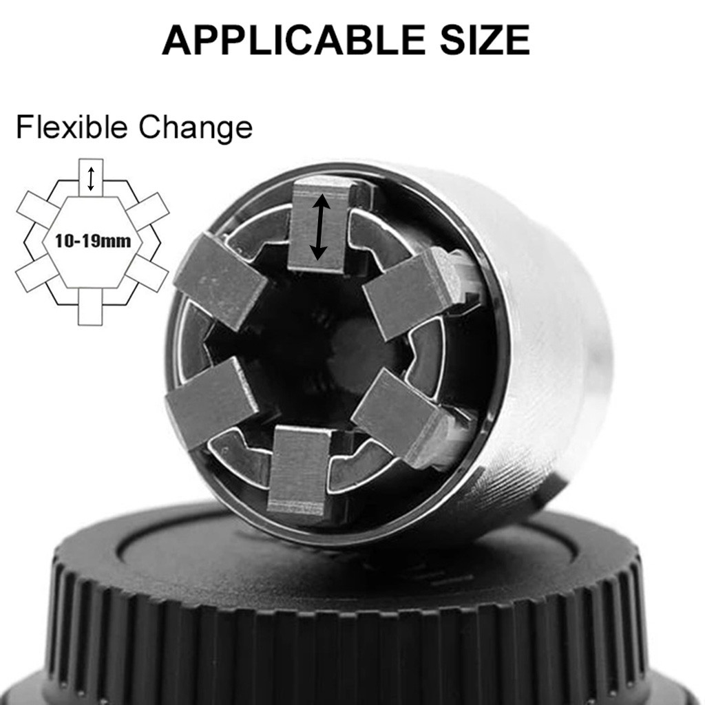 Clé multifonction adaptative tout-raccord multi-perceuse fixation universelle prise artisan poignée pince clé d'entraînement