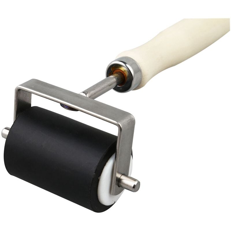 Heavy Duty Hard Rubber Roller Drukinkten Lino Brayer Art Craft Tool