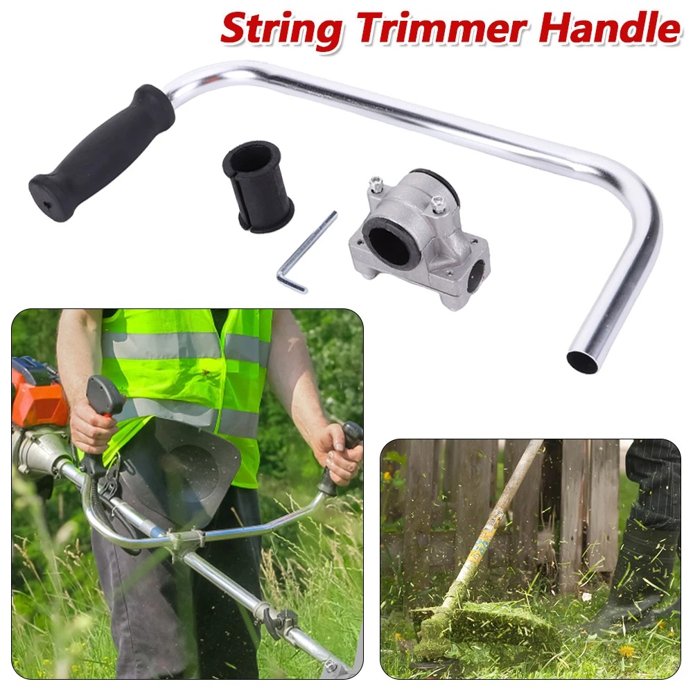 String Trimmer Handvat Roestvrijstalen Gazontrimmer Handgreep Trimmer Stuurhandvat voor Gazonverzorging Landschapsarchitectuur Tuin Trimmen