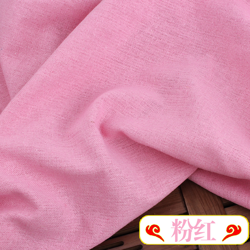 50 x 150cm enfärgat linne-bomullstyg för nålbroderi lapptäcke sömnad textilier sommarkläder ramityg: Grön