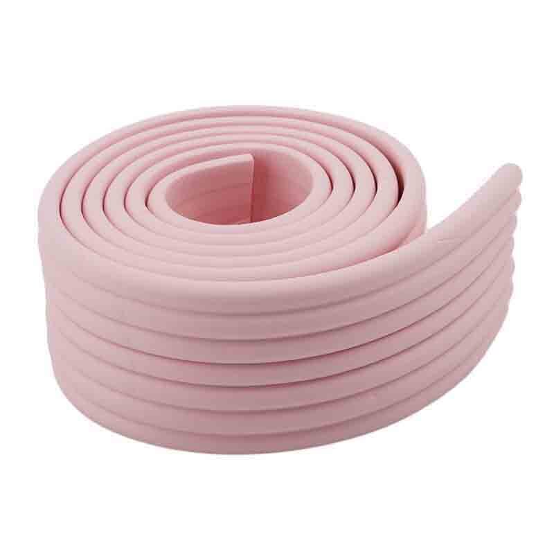 Babyveilige randbeschermer, baby, kind, tafel, bureau, hoekbeschermer, botsingspreventie, veiligheidsrandbescherming, meubelhoeken: Roze