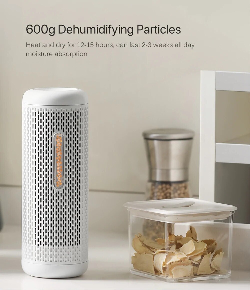 Deerma DEM-CS10M Xiaomi Mini deshumidificador para el armario doméstico secador de aire ropa deshidratador de calor seco absorbente de humedad