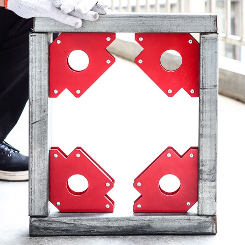 45/90/135 Graden Mini Lassen Magnetische Hoek Klepstandsteller Locator Lassen Houder Handgereedschap Magneet Hoek Pijl Klem