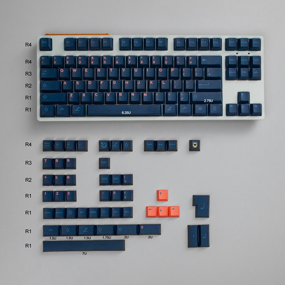Gmk Firefly Keycap 138 Keys Pbt 5 Zijden Dye Sublimatie Key Caps Cherry Profiel Keycap Voor Mx Schakelaar Mechanische Gaming toetsenbord: Default Title